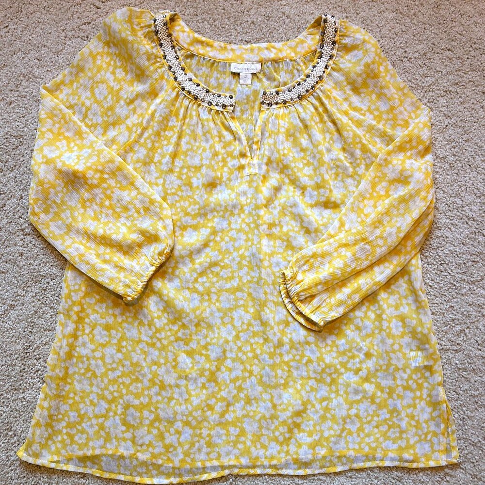 Charter Club sheer top